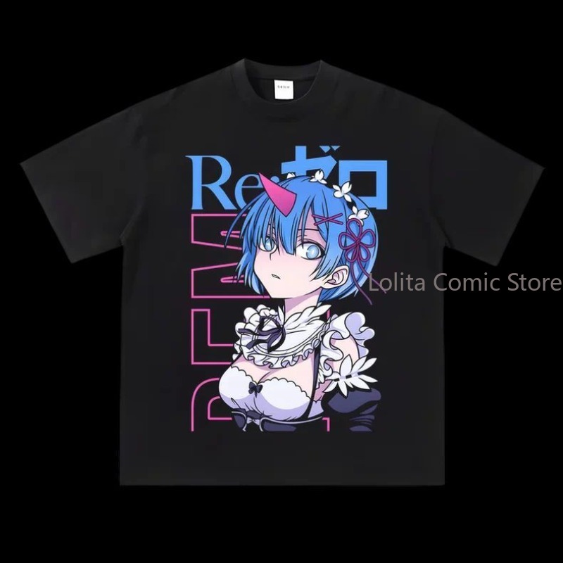 South Korea Lifestyle - T-Shirt a Maniche Corte Anime Re