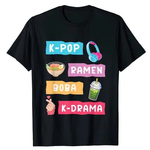 South Korea Lifestyle - Maglietta K-Pop alla Moda per Fan