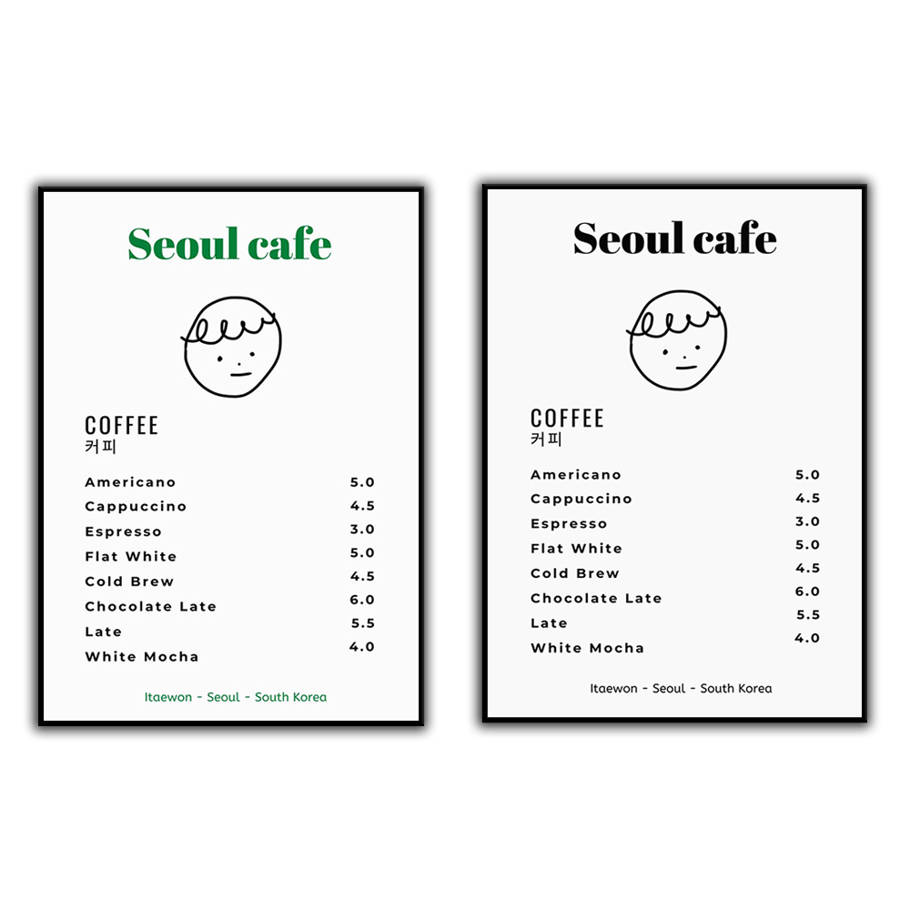 South Korea Lifestyle - Seoul Cafe Stampa Wall Art Stampabile
