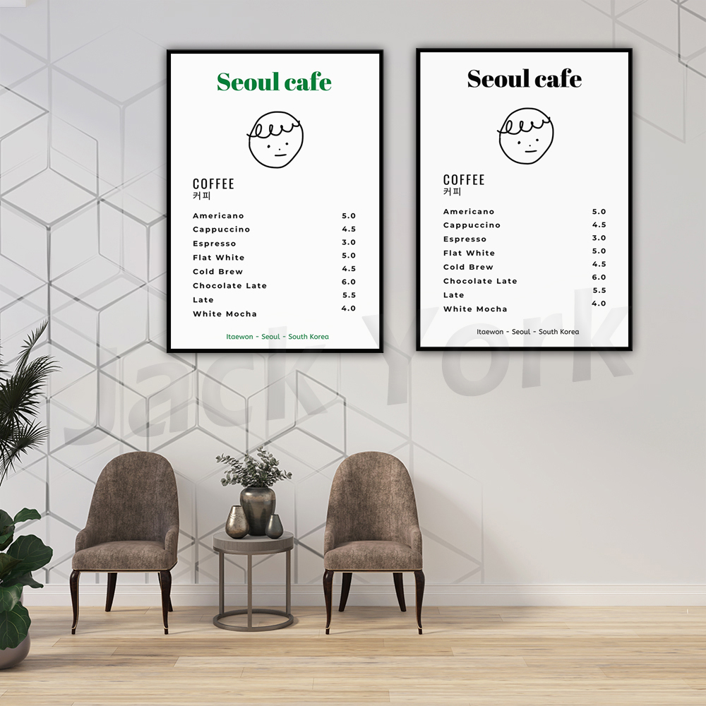 Seoul Cafe Stampa Wall Art Sta - South Korea Lifestyle recensione e prezzo